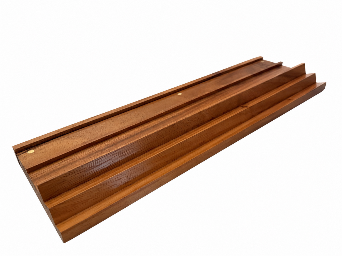 THE DUET RACKS - WALNUT WOOD SIAMESE RACKS