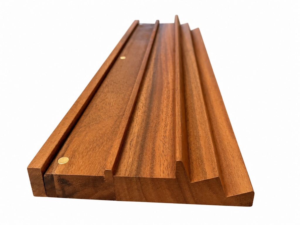 THE DUET RACKS - WALNUT WOOD SIAMESE RACKS